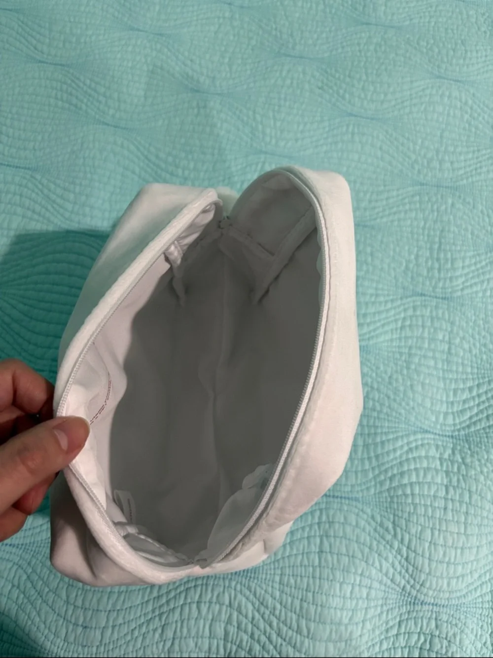 Clarins Cosemetics Pouch (made of 100% recycled fibers)